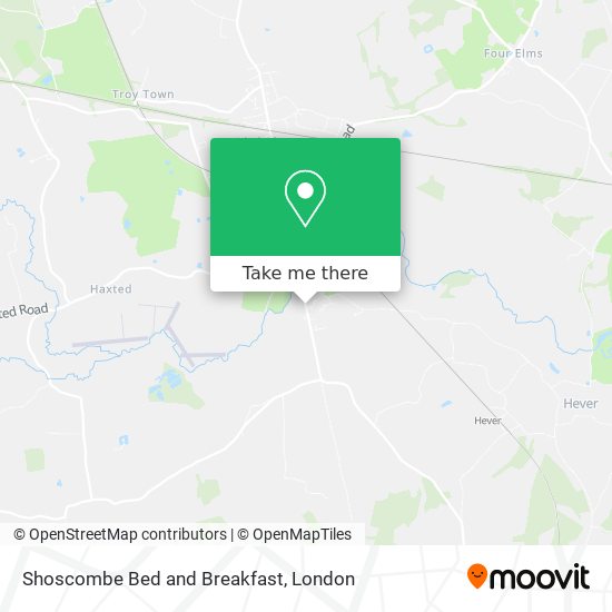 Shoscombe Bed and Breakfast map