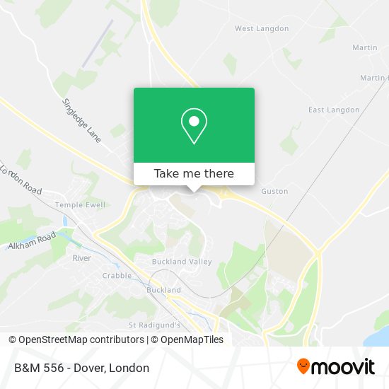 B&M 556 - Dover map