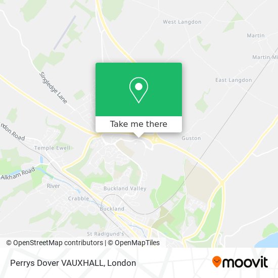 Perrys Dover VAUXHALL map