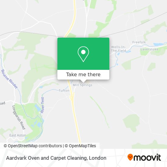 Aardvark Oven and Carpet Cleaning map