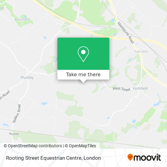 Rooting Street Equestrian Centre map