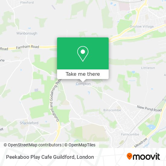 Peekaboo Play Cafe Guildford map