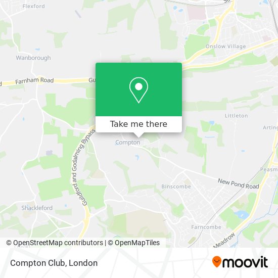 Compton Club map