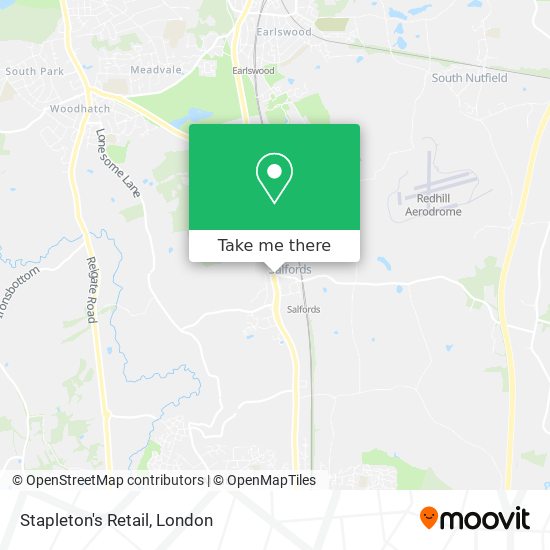 Stapleton's Retail map
