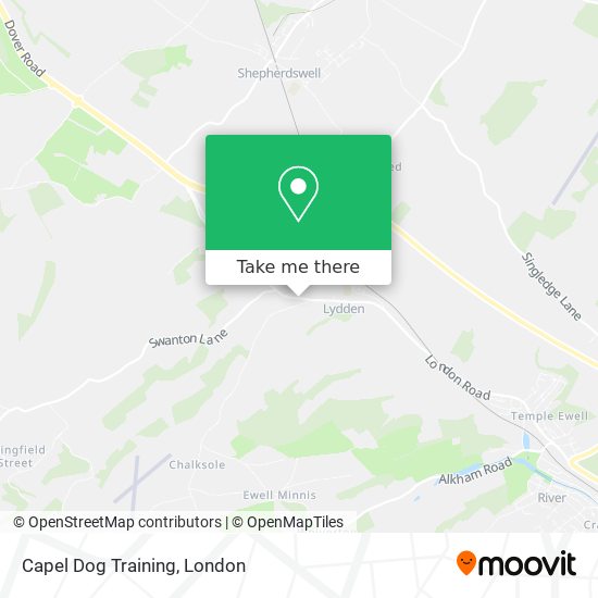 Capel Dog Training map