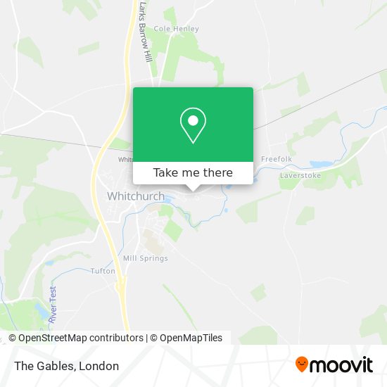 The Gables map