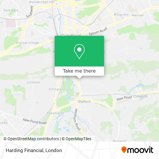 Harding Financial map