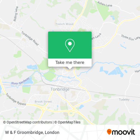 W & F Groombridge map