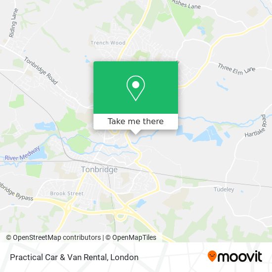 Practical Car & Van Rental map