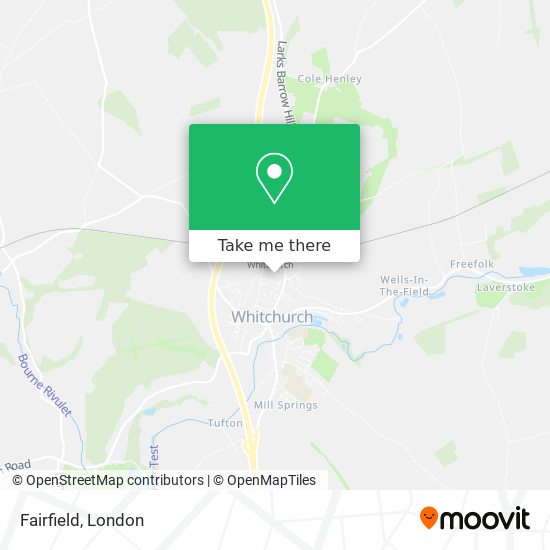 Fairfield map