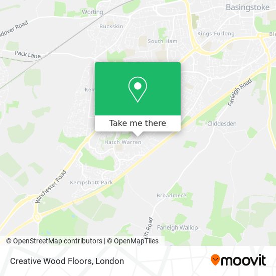Creative Wood Floors map