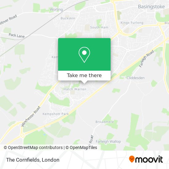 The Cornfields map