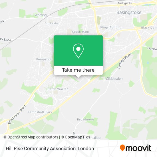 Hill Rise Community Association map