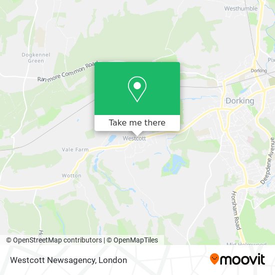 Westcott Newsagency map
