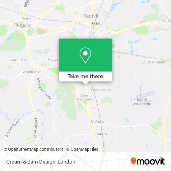 Cream & Jam Design map