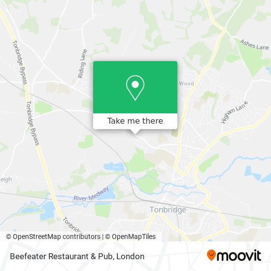 Beefeater Restaurant & Pub map
