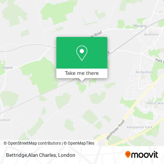 Bettridge,Alan Charles map
