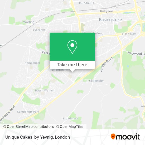 Unique Cakes, by Yevnig map