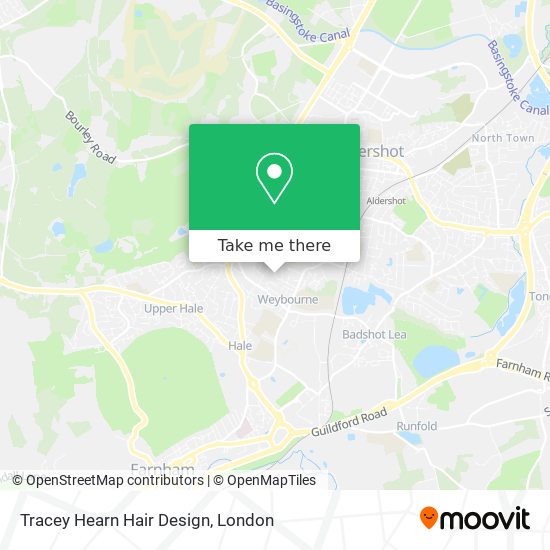 Tracey Hearn Hair Design map