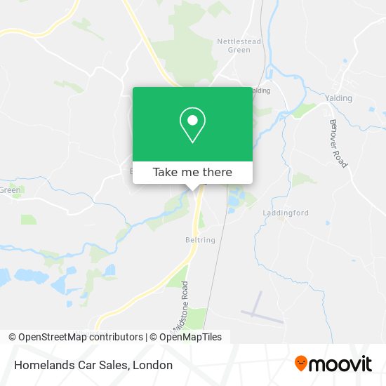 Homelands Car Sales map