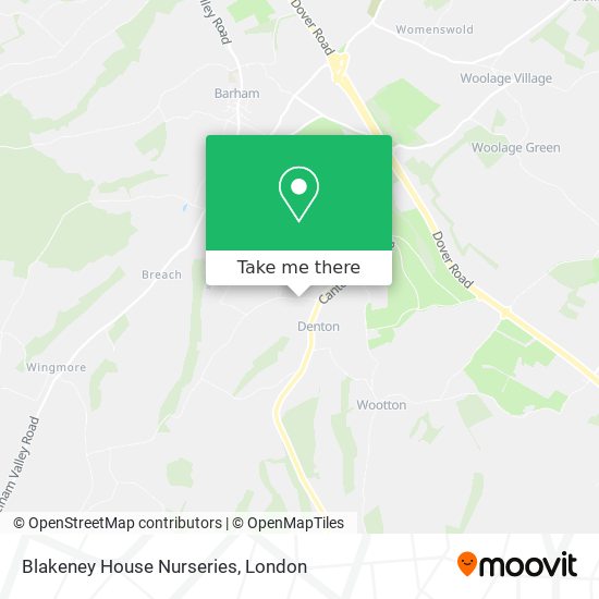 Blakeney House Nurseries map