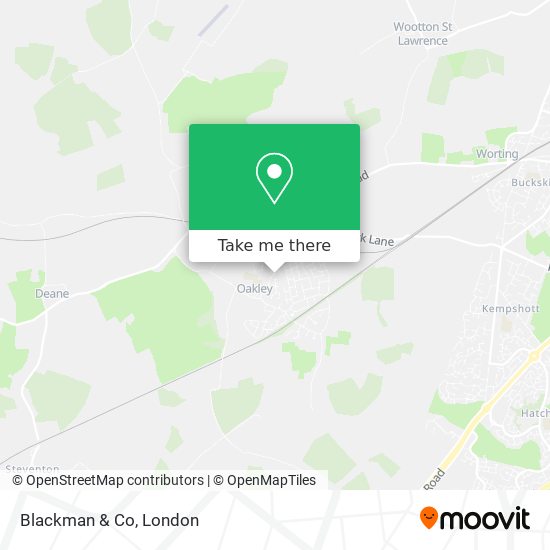 Blackman & Co map