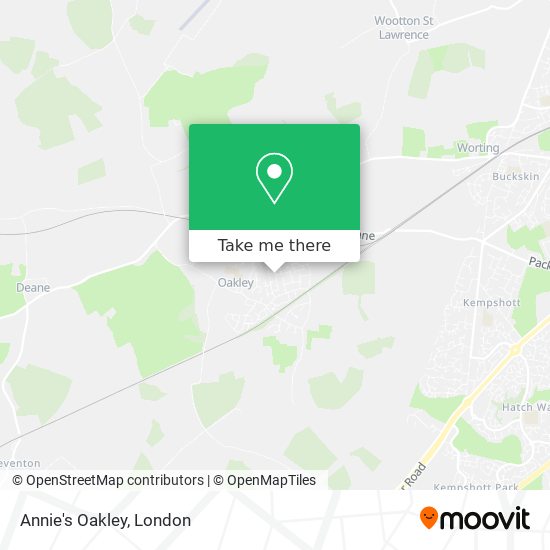 Annie's Oakley map