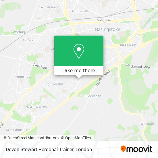 Devon Stewart Personal Trainer map