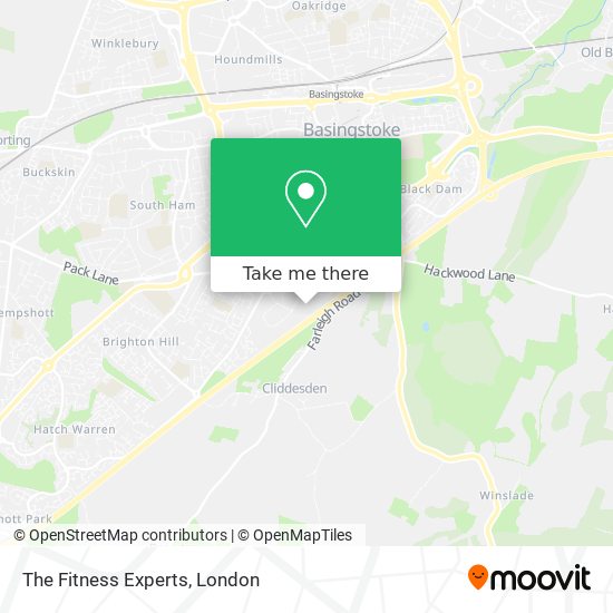 The Fitness Experts map