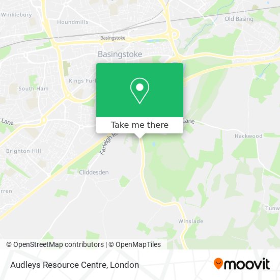 Audleys Resource Centre map