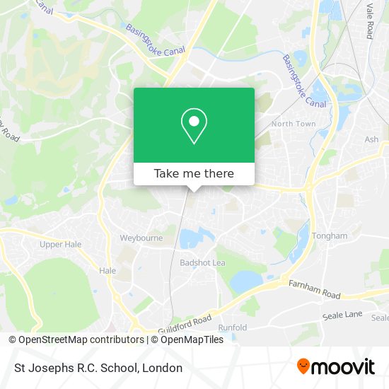 St Josephs R.C. School map