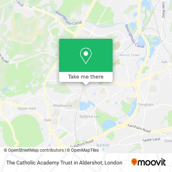 The Catholic Academy Trust in Aldershot map