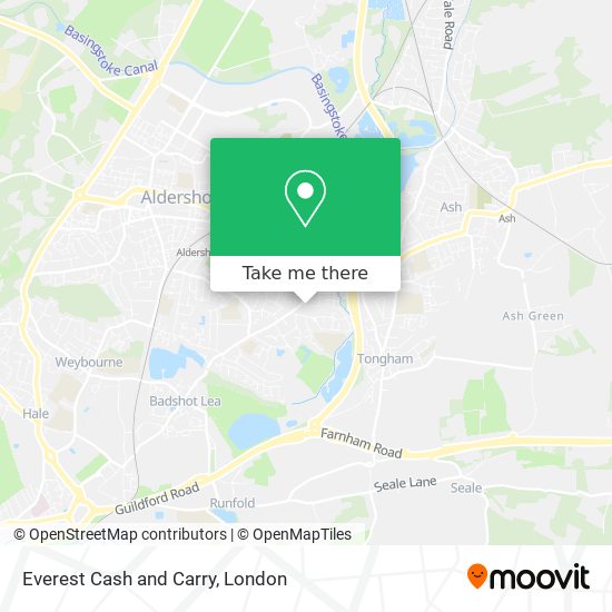 Everest Cash and Carry map