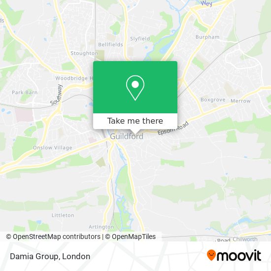 Damia Group map