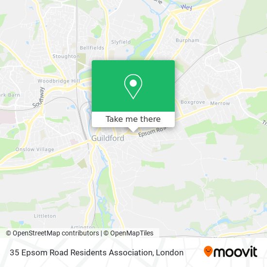 35 Epsom Road Residents Association map
