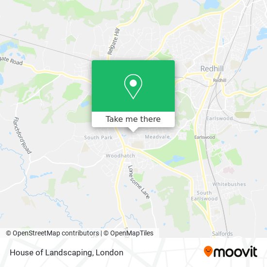 House of Landscaping map