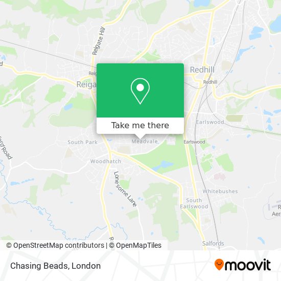 Chasing Beads map