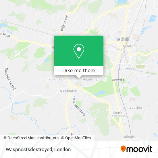 Waspnestsdestroyed map