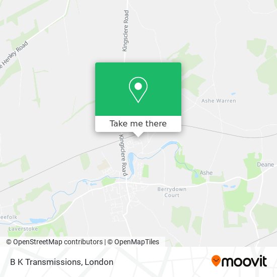 B K Transmissions map
