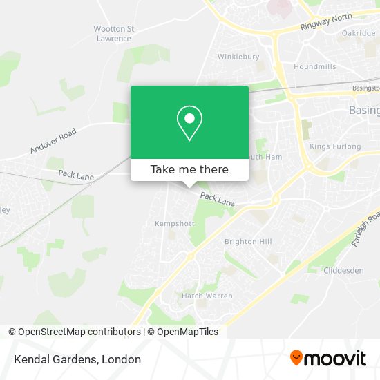 Kendal Gardens map