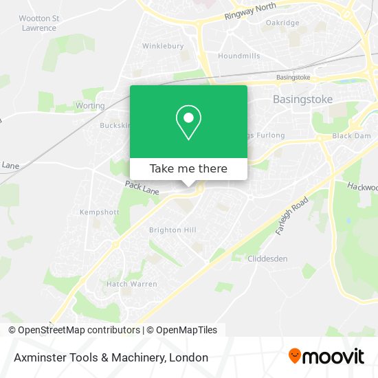 Axminster Tools & Machinery map