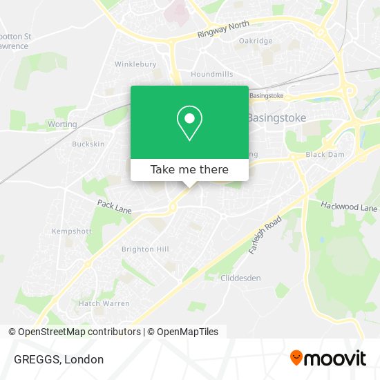GREGGS map