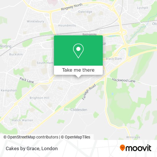 Cakes by Grace map