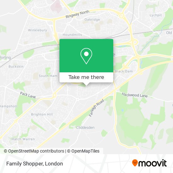 Family Shopper map