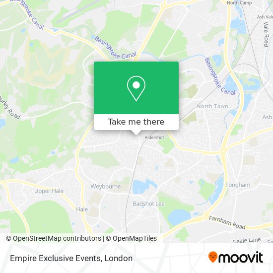 Empire Exclusive Events map