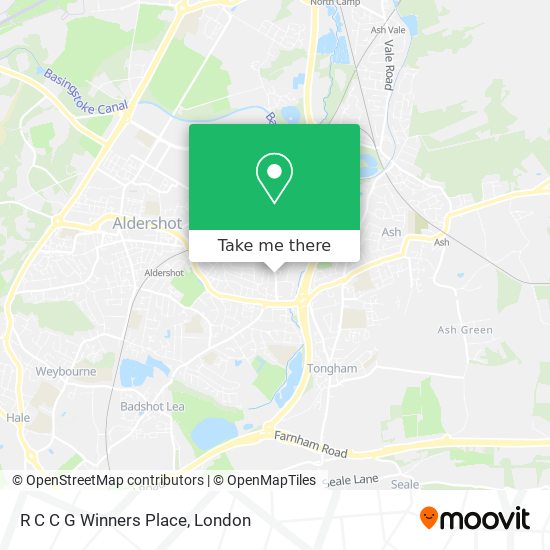 R C C G Winners Place map