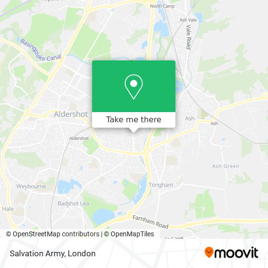 Salvation Army map