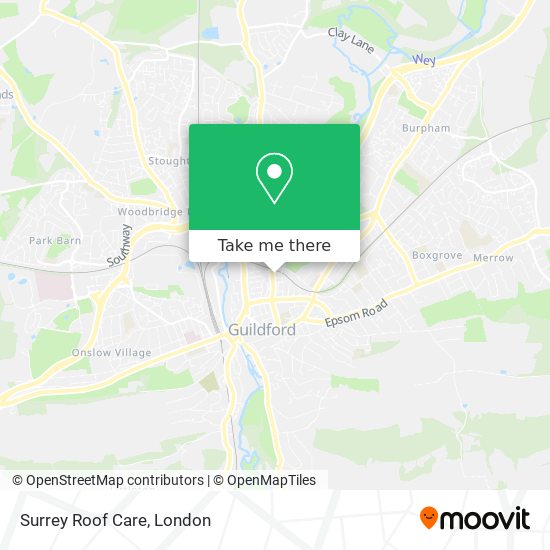 Surrey Roof Care map