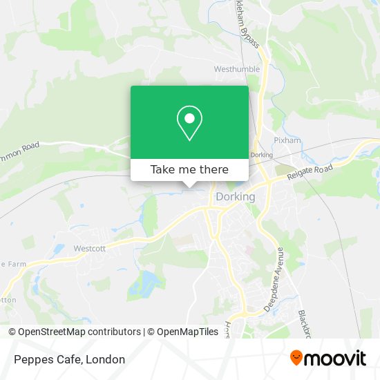 Peppes Cafe map