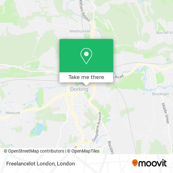 Freelancelot London map
